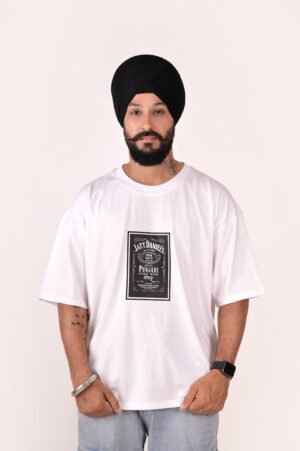 DSC_5614 copy Grossom Oversized Cotton T-Shirt – Jatt Daniels Punjabi Print