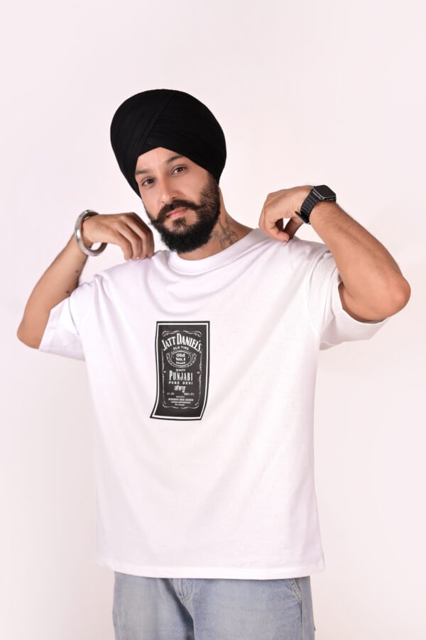 DSC_5618 copy Grossom Oversized Cotton T-Shirt – Jatt Daniels Punjabi Print