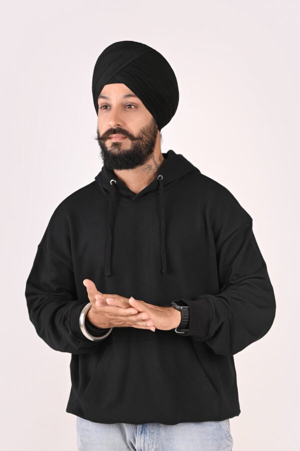 DSC_5794 copy Men’s Black Hoodie with Car Graphic Print (Without Fleece)