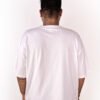 DSC_5687 copy Men’s White Oversized T-Shirt with Black Chess Knight Print
