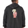 DSC_5774 copy Men’s Black Hoodie with Racer Back Print