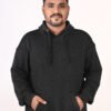 DSC_5778 copy Men’s Black Hoodie with Racer Back Print