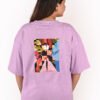 DSC_5825 copy Women’s Oversized Graphic T-Shirt – Lavender (Front & Back Print)