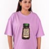DSC_5832 copy Women’s Oversized Graphic T-Shirt – Lavender “Secret Ingredient” Print