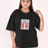 DSC_5894 copy Women’s Oversized Graphic T-Shirt – Black “You’re My Lobster” Print