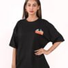 DSC_5965 copy Women’s Oversized Graphic T-Shirt – Black “Sardines” Front & Back Print