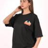 DSC_5974 copy Women’s Oversized Graphic T-Shirt – Black “Sardines” Front & Back Print