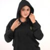 DSC_6033 copy Women’s Black Hoodie with Cactus Print