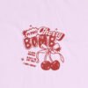 DSC_7926 copy s Cherry Bomb Oversized Women’s T-Shirt – White