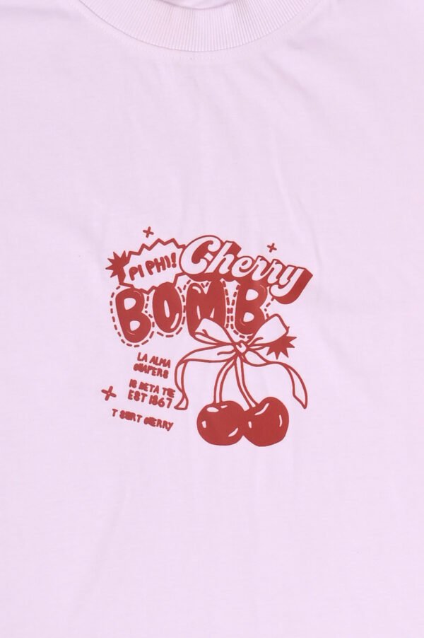 DSC_7926 copy s Cherry Bomb Oversized Women’s T-Shirt – White