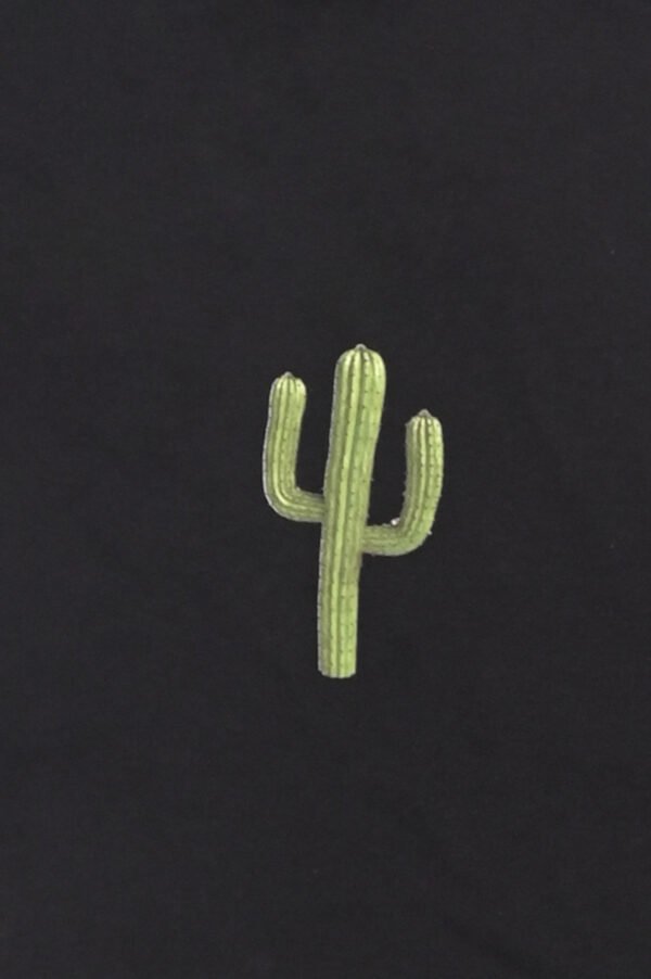 DSC_7983 copy we Women’s Black Hoodie with Cactus Print