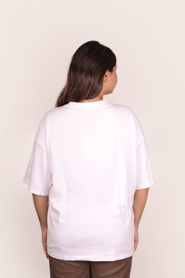 DSC_8577 copy Cherry Bomb Oversized Women’s T-Shirt – White